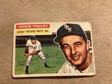 1956 Topps Baseball #262 Howie Pollet - Very Good - Lite Corner Wear - Crease