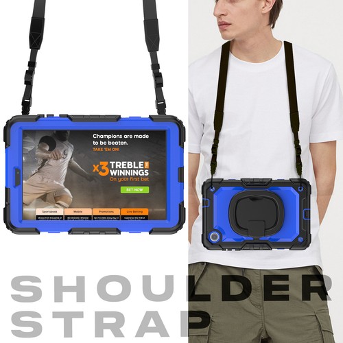 For Lenovo Tab M8 4th Gen Case Kids Shockproof Stand Cover With Shoulder Strap - Picture 15 of 26