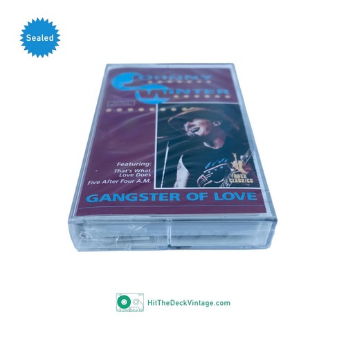 Johnny Winter - Gangster Of Love Cassette Tape (1991) Remaster Hits Blues SEALED - Picture 4 of 6
