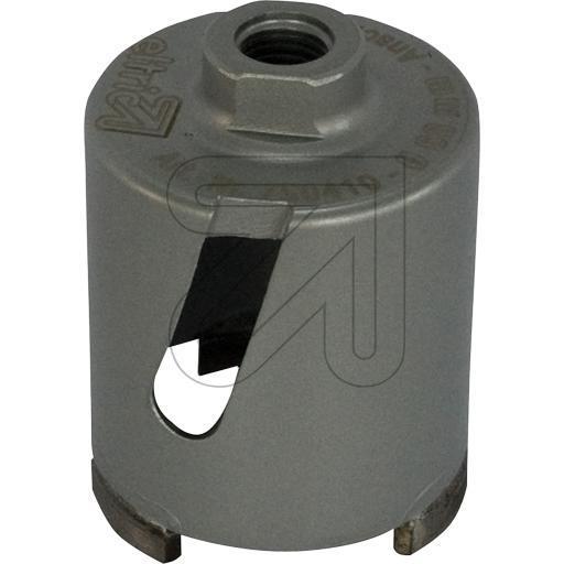 Diamant-Dosensenker 68mm Silber mit seitlichen Schlitzen, Anschluß M16 (98297504 Diamant-Dosensenker 68mm Silber mit seitlichen Schlitzen, Anschluß M16 (98297504