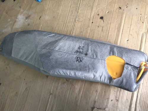 1997 - 2003 CHEVROLET MALIBU PASSENGER SIDE REAR SEAT SIDE CUSHION PAD GREY OEM - Picture 4 of 5