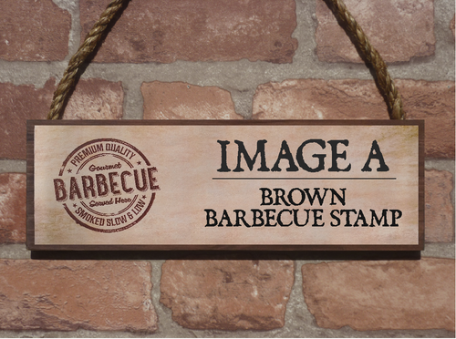 PERSONALISIERTES BBQ-SCHILD NAMENSCHILD GARTENSCHILD WÄHLEN SIE IHR BILD UND FORMULIERSCHILD - Bild 13 von 22