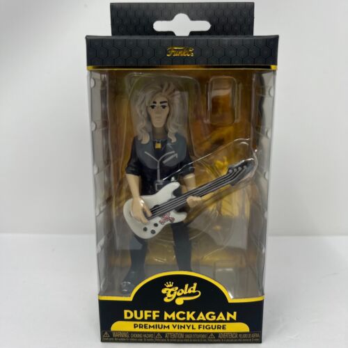 Funko Gold Duff McKagen Guns N Roses 5" Premium Collectable Action Vinyl Figure.