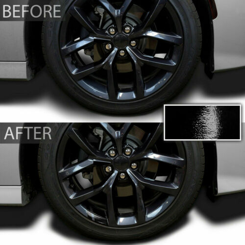 Car Black Wheel Rim Vinyl Sticker Decal Hash Mark Stripe Fit For 18"-21" Wheels - Bild 3 von 3