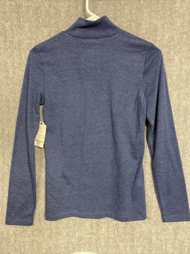 St Johns Bay Shirt XS Blue Top Tunic Soft Lightweight Ladies Long Sleeve - Picture 3 of 10