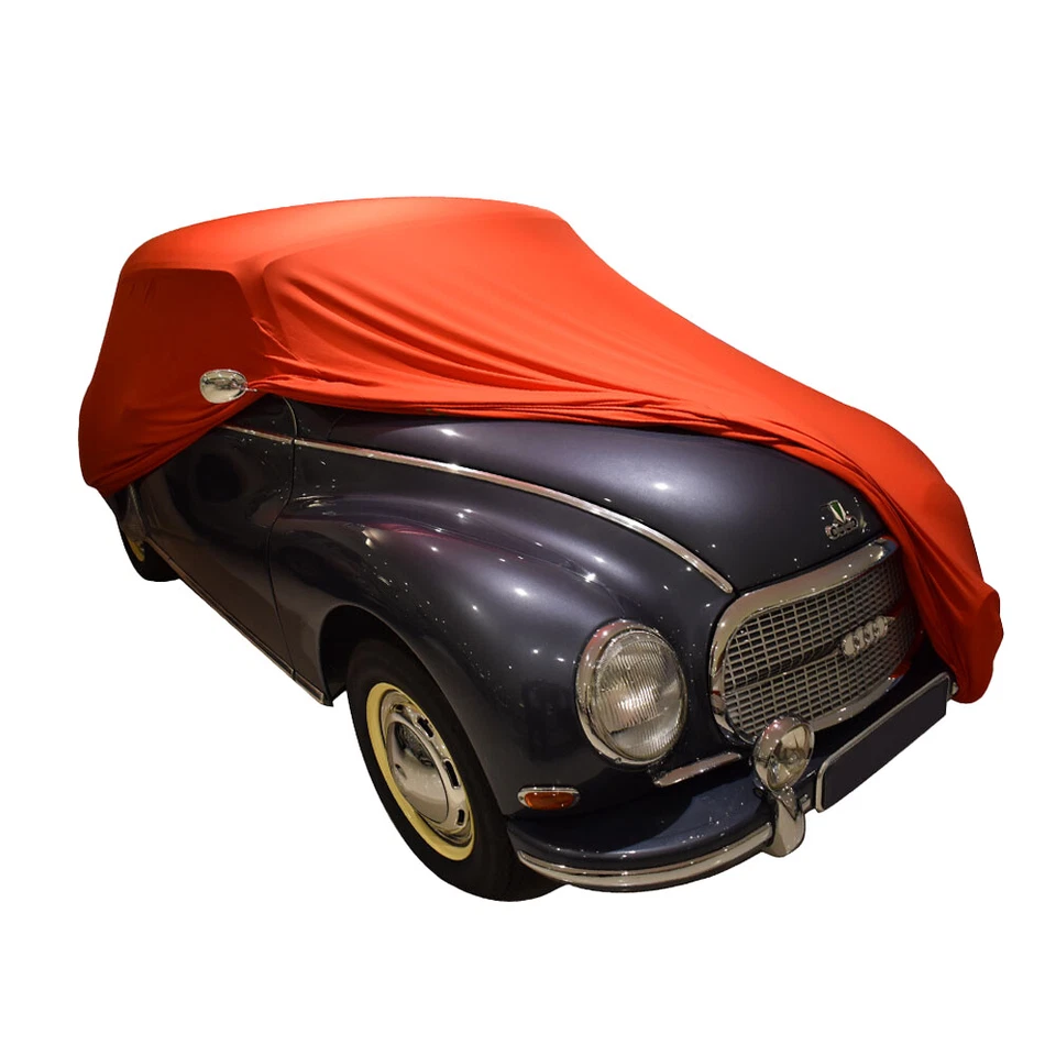 Indoor car cover fits DKW 3=6 bespoke Maranello Red cover Without mirrorpockets Foto 2 de 4