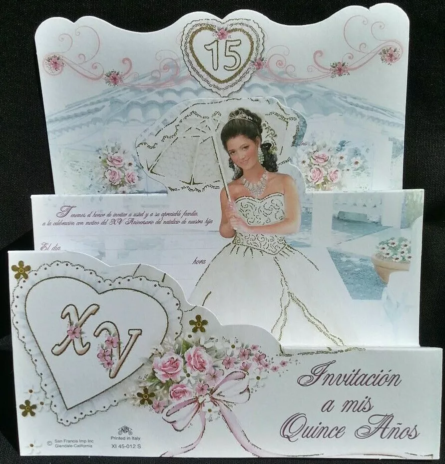 Invitaciones de Quinceañera (Spanish Quinceañera Invitations)Fiesta,Favors15anos