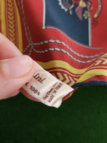 Vintage Oleg Cassini Silk Square Scarf (#10) - Picture 5 of 9