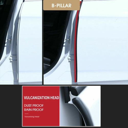 Door Seal Strip Kit Rubber Weather Draft Wind Noise Reduction For Kia Stinger - Picture 10 of 12