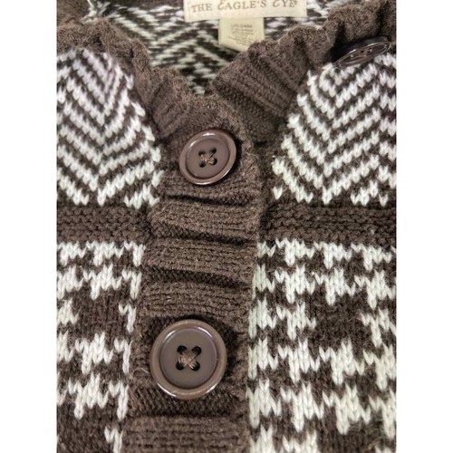 Baby Pullover Kleid 24 Monate Kleinkind Mädchen Strick Winter Outfit braun kuschelig warm - Bild 8 von 9
