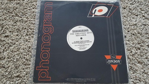 12" LP Disco Vinyl Bananarama - The greatest hits Megamix/ Venus SPAIN PROMO