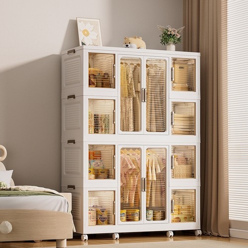 Wardrobe Closet Storage Organizer Clothes Dresser Baby Wardrobe Storage Cabinet