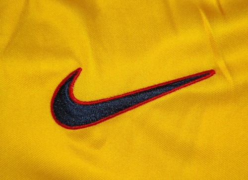 Arsenal 1997/99 Away Bergkamp #10 Retro Vintage Yellow Football Shirt Jersey M - Picture 6 of 13