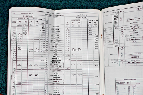 1962 Southern Pacific Railroad Employee Timetable San Antonio Houston Austin Div - Picture 6 of 7