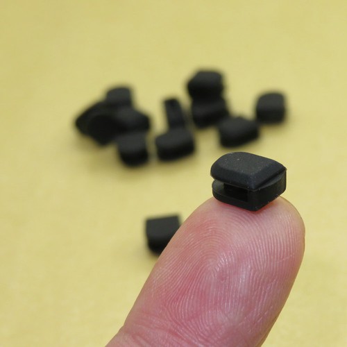 4 Stück Gummipuffer für Audio-Technica AT-LP120 Staubschutz Deckel Stoßdämpfer - Bild 4 von 5