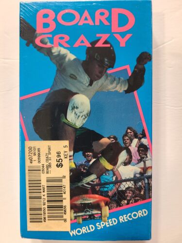 Board Crazy Skateboarding VHS 1990 With Music From Nirvana NEW Sealed