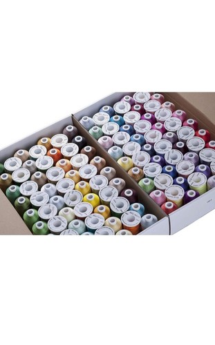 Simthread 120 Madeira Colors Polyester Machine Embroidery Thread Kit 550Y(500... - Picture 3 of 5