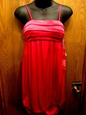 NEW LOVELY, SEXY RED FORMAL PARTY / HOLIDAY DRESS BY MORGAN & CO. SZ  XS