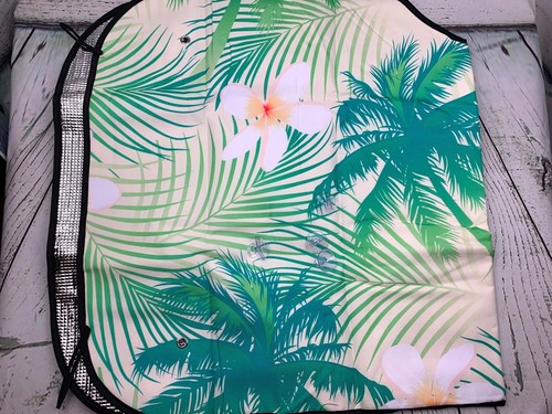 Summer Beach Watercolor Palm Trees Car Windshield Sunshade Foldable Blocks Sun - Picture 1 of 2