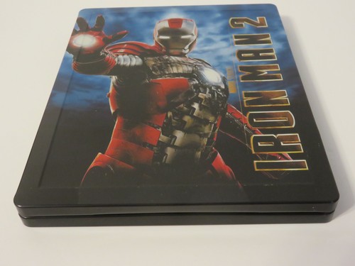 MARVEL IRON MAN 2 STEELBOOK BLU RAY BLURAY UK IMPORT LIMITED EDITION - Picture 3 of 10