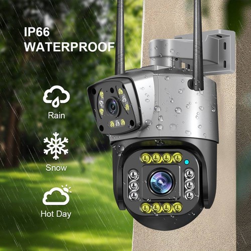 4G SIM 4MP Wifi IP Camera Dual Lens Security Ai Human Monitor Night CCTV Video - Picture 5 of 79