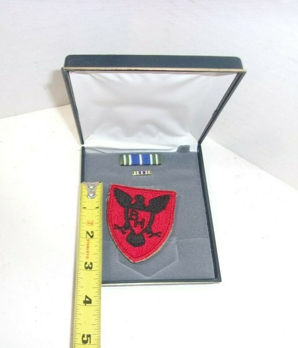 PARCHE EE. UU. Era 86ª División de Infantería Segunda Guerra Mundial con 2 barras y caja militar de colección - Imagen 6 de 6