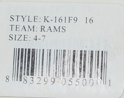 Reebok K161F9 NFL Licensed Los Angeles Rams Youth 4-7 Winter Cap - Picture 8 of 8