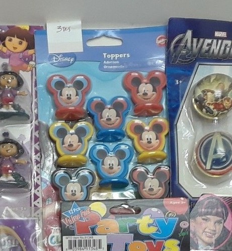 NEW LOT of 3 party favors in packs various - avengers, disney, spider man, dora - Picture 6 of 9
