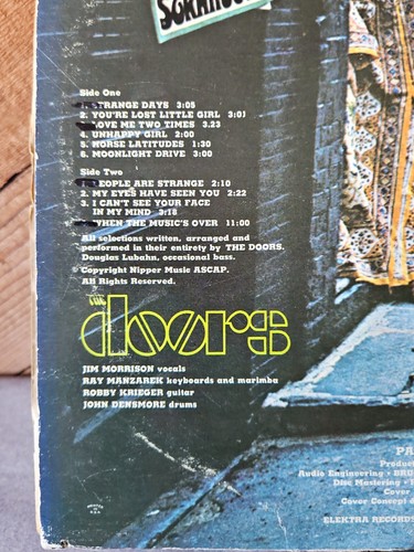 Strange Days - The Doors - US - First Press - 1967 - Tan/Gold Labels - Picture 7 of 19