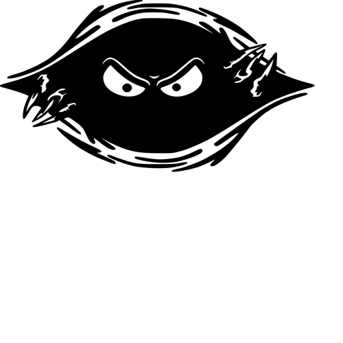 Eyes Monster Peeper Scary Vinyl Decal Sticker Car Window Bumper Wall Laptop Claw - Picture 21 of 31