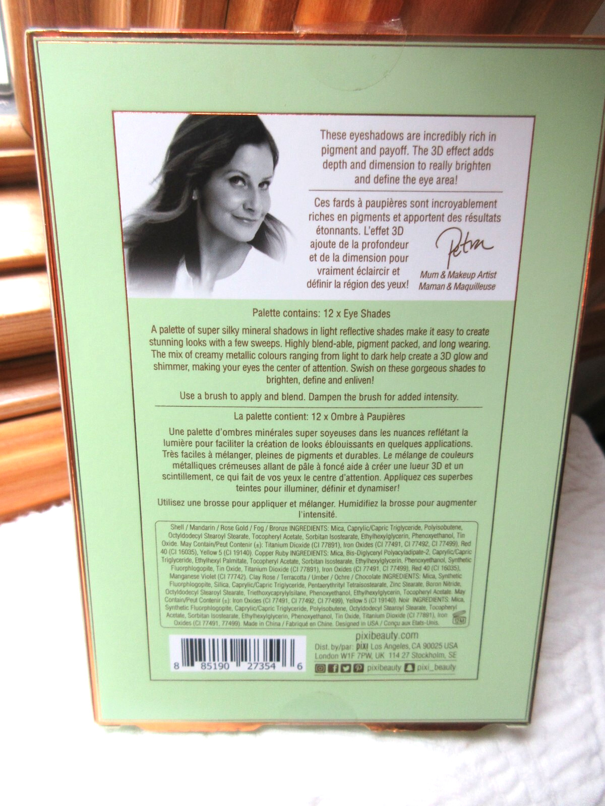 PIXI BY PETRA EYE RELECTION SHADOW PALETTE 12 RUSTIC SUNSET SHADES RICH PIGMENT