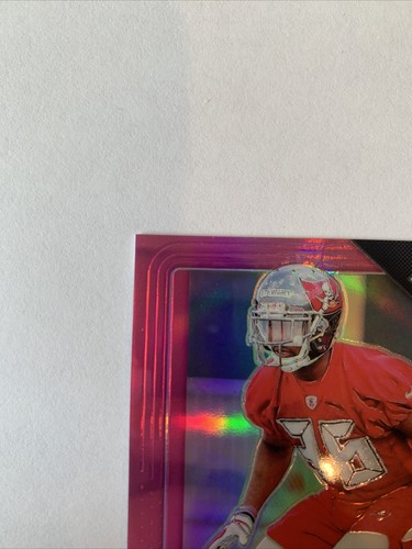 MJ Stewart 2018 Prizm Pink Prizms RC Auto Tampa Bay Buccaneers Bucs UNC M.J. - Bild 2 von 5
