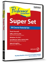 Professor Teaches Super Set (26 course Tutorial set) PC NEW!