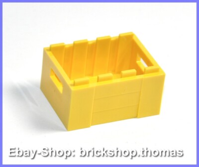 Lego Kiste Truhe gelb  3 x 4 - 30150 - Container Crate Yellow - NEU / NEW