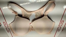 Paramour Carolina Seamless Plunge Underwire Lace Razor back 36DDD
