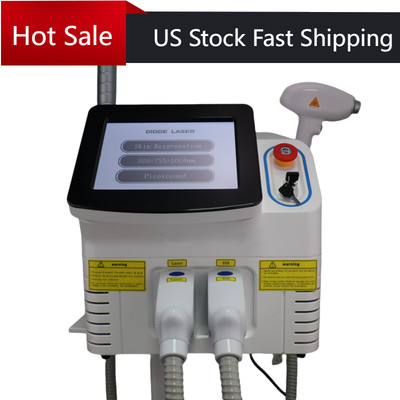 1064/755/808nm Diode Laser Permanent Body Facial Hair Removal Tattoo Removal