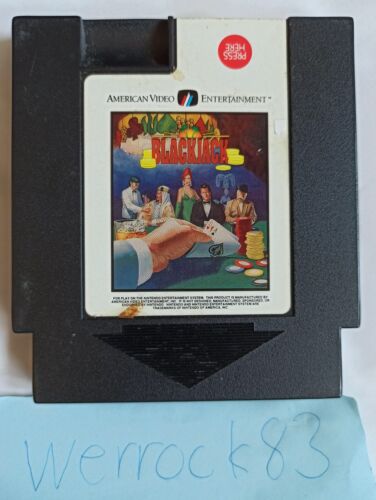 Blackjack - Unlicensed NES (AVE - American Video Entertainment) - Picture 1 of 3