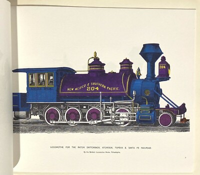 Portfolio of American Locomotives circa 1870-1880 Engravings