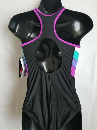 Gerry Girls Swim Beet and black Size 14 - Picture 4 of 4