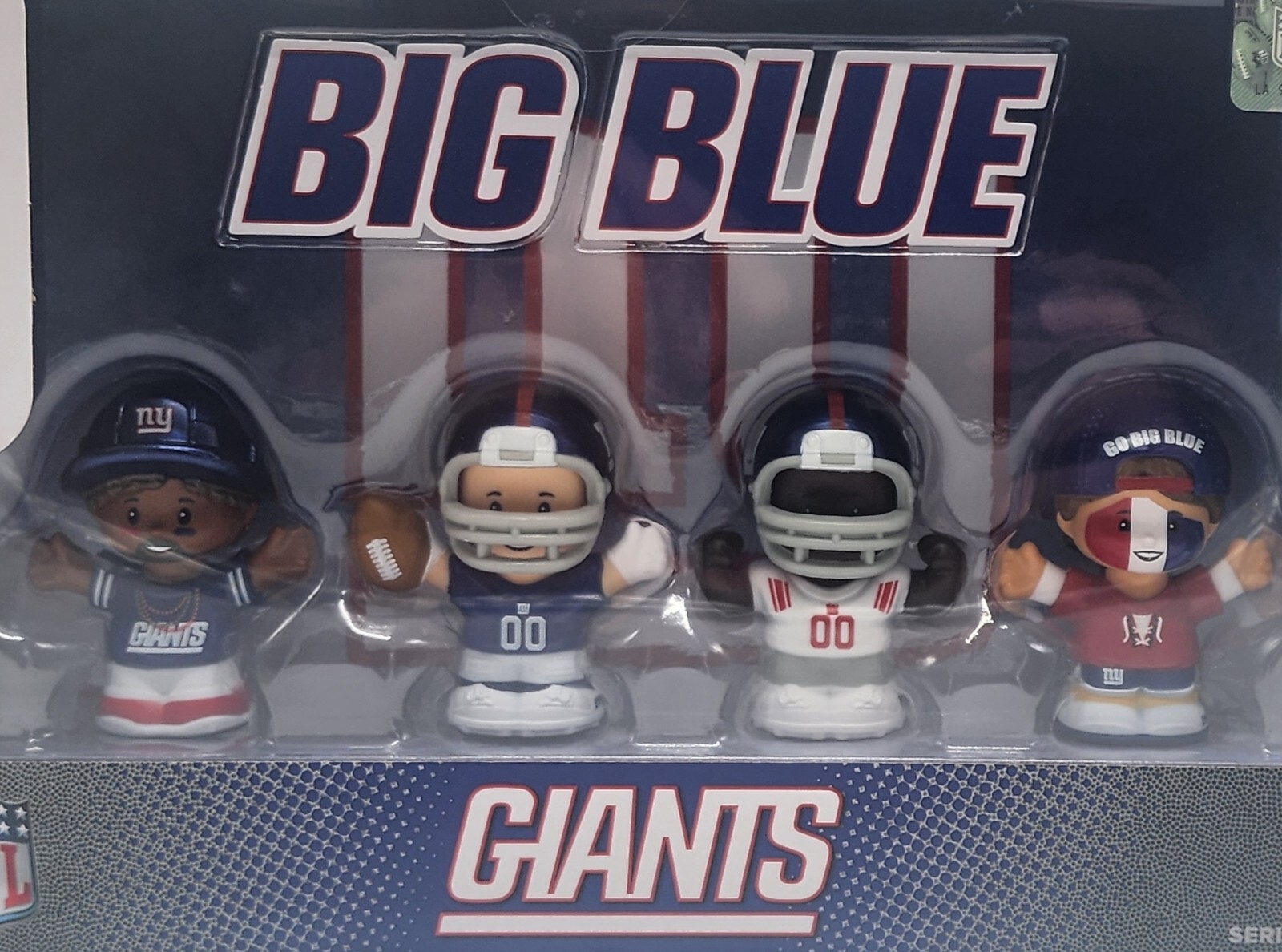 New York Giants NFL Volume Pricing! Little People Fisher Price NIB *FS Big Blue