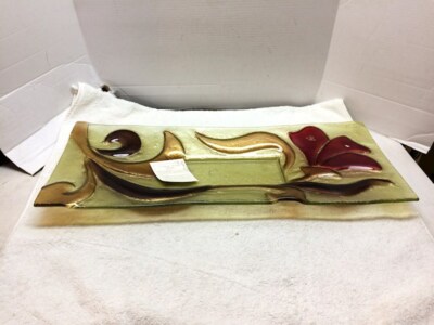 イタリア製「Vetri di Nennella」の灰皿 Art Glass Tray by I Vetri Di