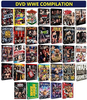 WWE DVD ORIGINALI REGION 2.COMPILATION WWE SCEGLI IL TUO PREFERITO WRESTLING