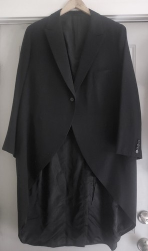 1967 J. Press schwarzer Baumwoll-Smoking mit Schwänzen - Dean Erwin N. Griswold Harvard Law - Bild 1 von 7