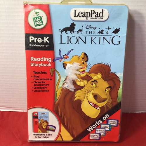 Leapfrog LeapPad Pre-K Kindergarte Reading Disney THE LION KING Book & Cartridge - Picture 3 of 4