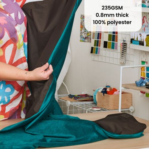 Velvet Upholstery Fabric Curtain Fabric Plush For Curtain Cushion Sofa per Metre - Picture 177 of 181