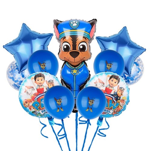 11pcs Paw Patrol Foil Balloon Set Chase Skye Marshall Birthday Kid Party Decor - Picture 3 of 6