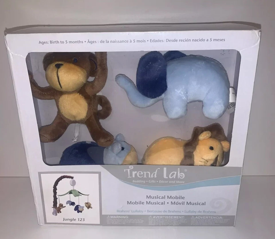 Trend Lab - музыкальный мобильный - карандаш джунгли - новый и запечатанный - Изображение 2 из 4