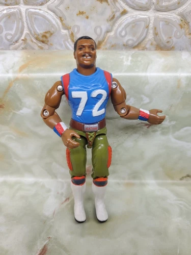 Vtg William Perry The Fridge 1987 - GI Joe Figure - FACTORY ERROR 2 RIGHT HANDS