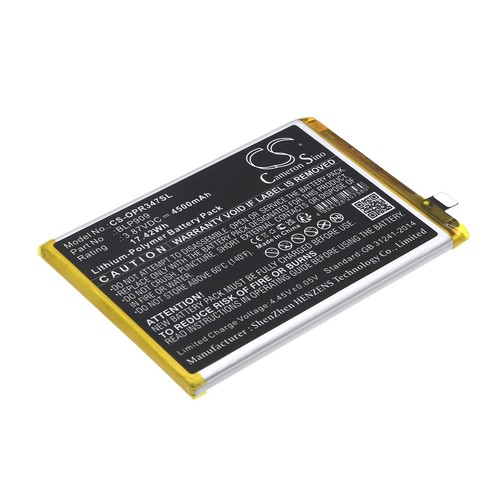 Batterie 4500mAh type BLP909 Pour OPPO 9 5G 2022, RMX3474, Realme 9 - Picture 2 of 4