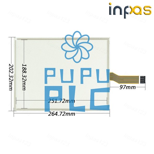 New For 2711P-B12C15A1 Touch screen Glass panel 2711P-B12C15A2 AB - Picture 2 of 5